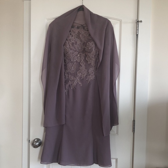 Cameron Blake by Mon Cheri Mother of the Bride Dress - Size 16 - Picture 9 of 9